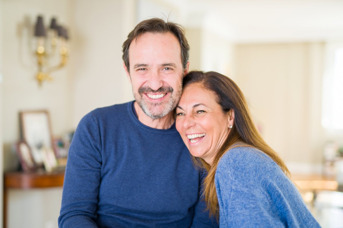 Active couple in their 50s